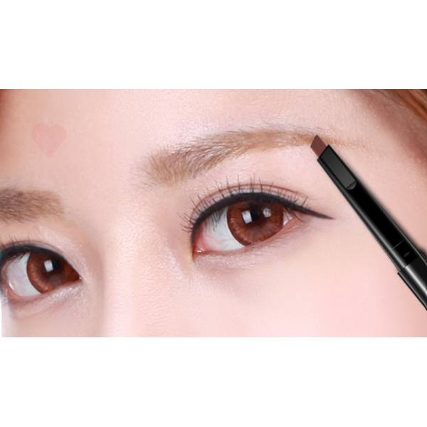 Олівець для брів зі скошеним кінчиком Bioaqua Dimensional Eyebrows, три відтінки