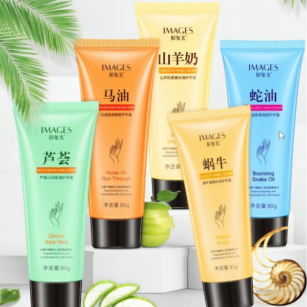 Крем для рук Images Mois Hand Cream Natural Goat Milk, з екстрактом козиного молока, 80 г