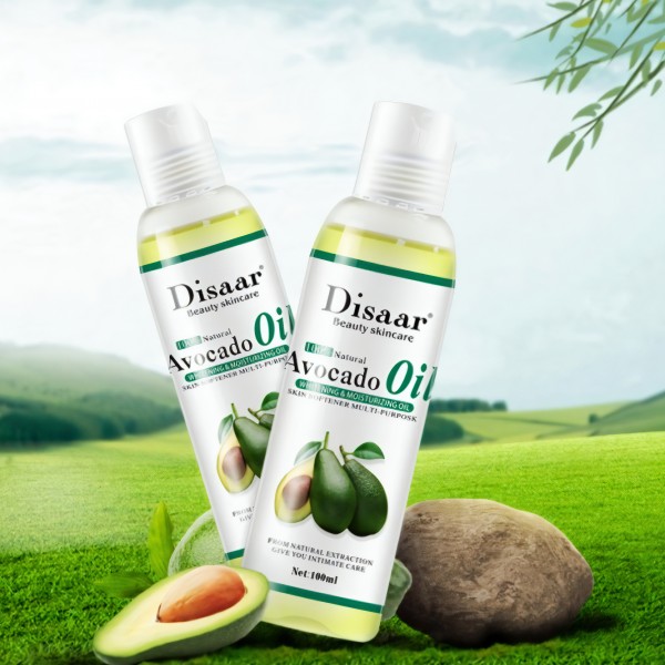 Олія масажна Disaar Avocado Oil, олія авокадо натуральна, 100 мл