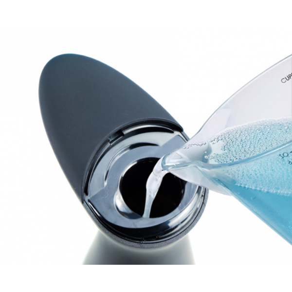 Дозатор сенсорний для мила, автоматичний, диспенсер, чорний, 200 мл