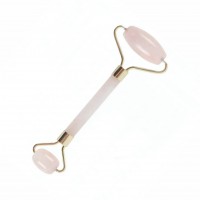 Ролик Гуаша із рожевого кварцу, ролер гуаша, УЦІНКА!