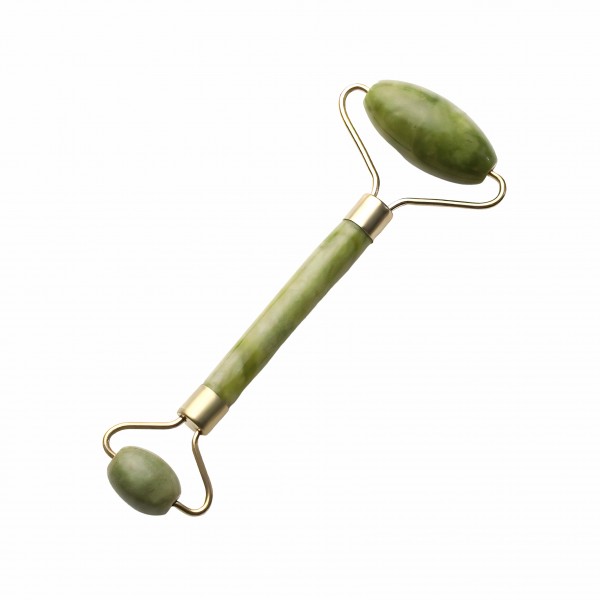 Ролик нефритовий для масажу обличчя, нефритовий ролер