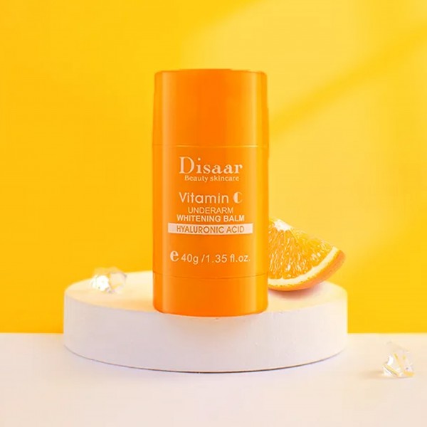Відбілюючий бальзам для пахв Disaar Vitamin C Underarm Whitening Balm, з вітаміном С та гіалуроновою кислотою, 40 г