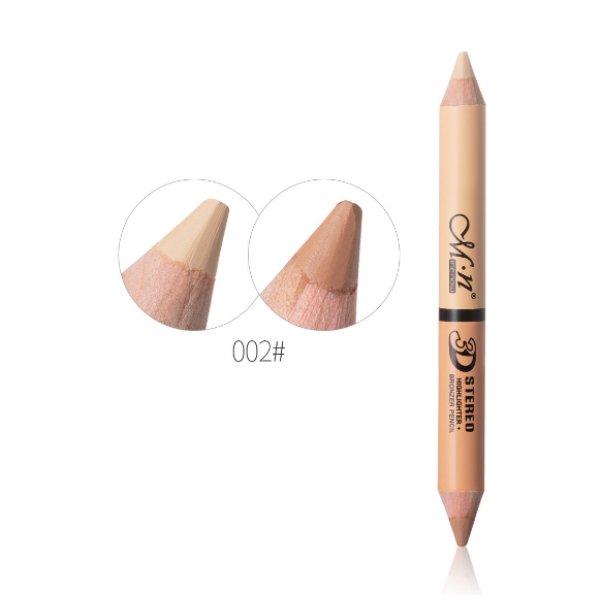 Двосторонній олівець коректор 2 в 1, 3D Stereo Highlighter + Bronzer Pencil, хайлайтер бронзер, два відтінки, 2 г Двосторонній олівець коректор 2 в 1, 3D Stereo Highlighter + Bronzer Pencil, хайлайтер бронзер, два відтінки, 2 г