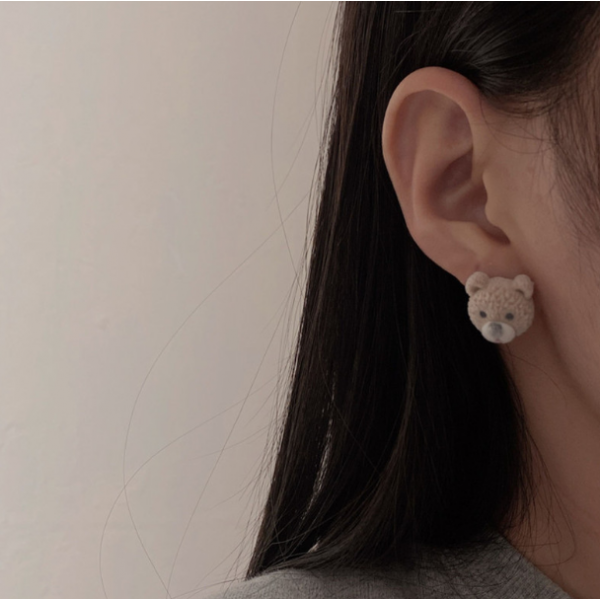 Сережки у формі плюшевих ведмедиків "Mini Teddy", 1 шт