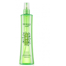 Термальна вода освіжаюча квіткова для обличчя Bioaqua Fresh Refreshing Tolet Water, з екстрактом квітів та зеленого чаю, 200 мл