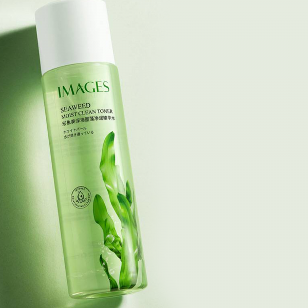 Тонер, Зволожуюча есенція для обличчя Images Seaweed Moist Clean Toner, тонер для шкіри, лосьйон з екстрактом водоростей, 120 мл