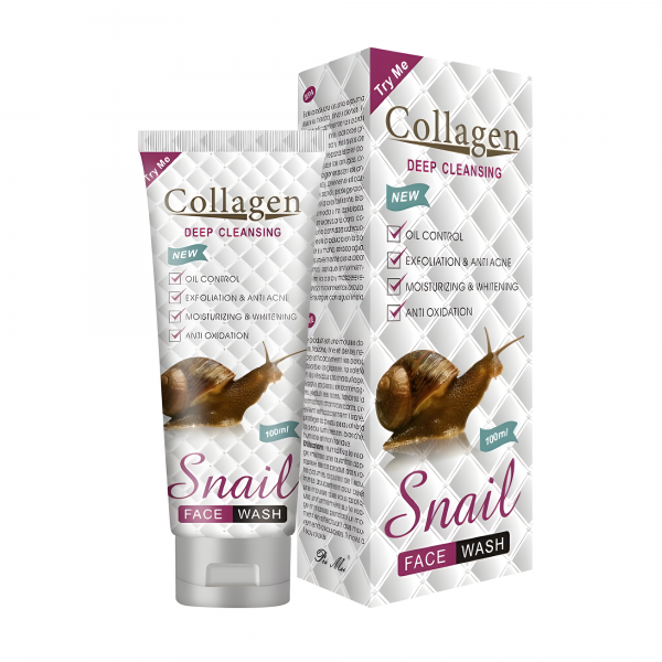 Пінка для вмивання Collagen Snail Deep Cleansing з колагеном та муцином равлика, 100 мл Пінка для вмивання Collagen Snail Deep Cleansing з колагеном та муцином равлика, 100 мл