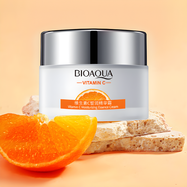 Крем зволожуючий Bioaqua Vitamin C Moisturizing Essence Cream, з вітаміном С, 50 мл