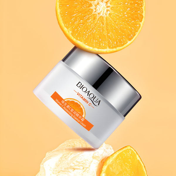 Крем зволожуючий Bioaqua Vitamin C Moisturizing Essence Cream, з вітаміном С, 50 мл