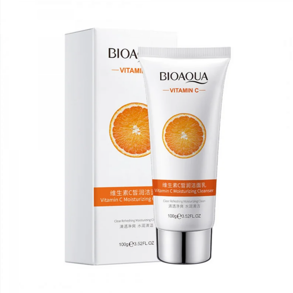 Пінка для вмивання Bioaqua Vitamin C Moisturizing Cleanser з вітаміном С, 100 г