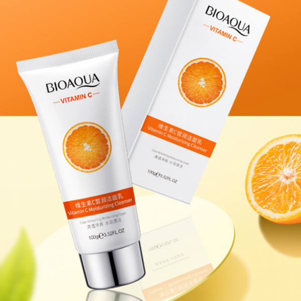 Пінка для вмивання Bioaqua Vitamin C Moisturizing Cleanser з вітаміном С, 100 г