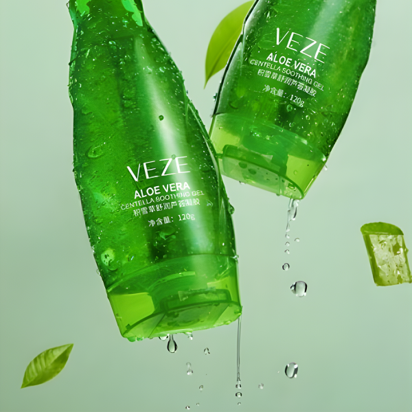 Гель для обличчя Veze Aloe Vera Centella Soothing Gel, з алоє вера, 120 мл