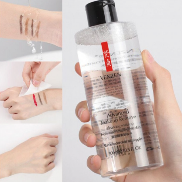 Засіб для зняття макіяжу Venzen Advanced Makeup Remover глибоко очищуючий, 300 мл
