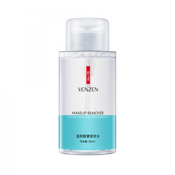 Засіб для зняття макіяжу з ензимами двофазний Venzen Enzyme Clean And Moisturizing Makeup Remover, 300 мл