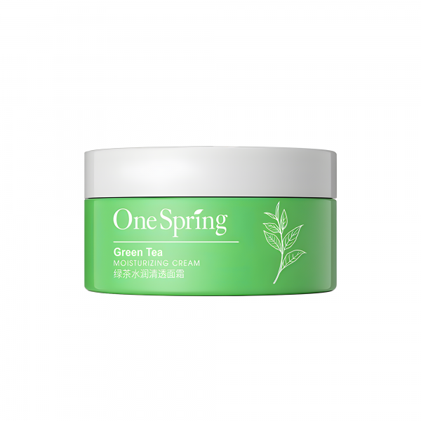 Крем зволожуючий One Spring Green Tea Moisturizing Cream, з екстрактом зеленого чаю, 50 г