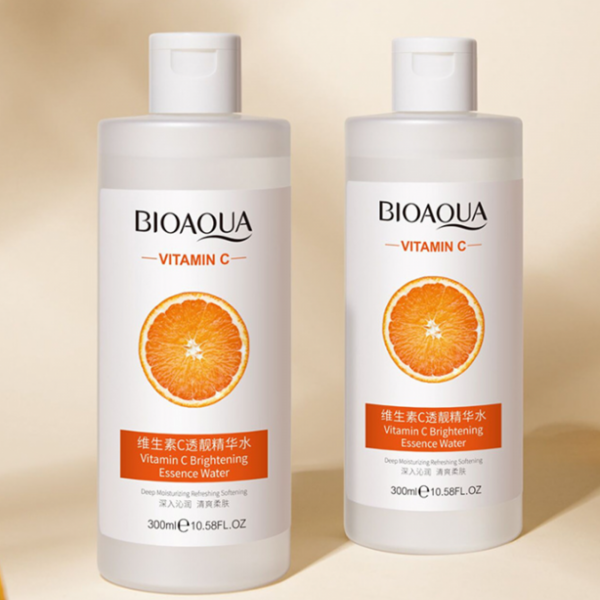 Засіб для зняття макіяжу Bioaqua Vitamin C Brightening Essence Water з вітаміном С, 300 мл