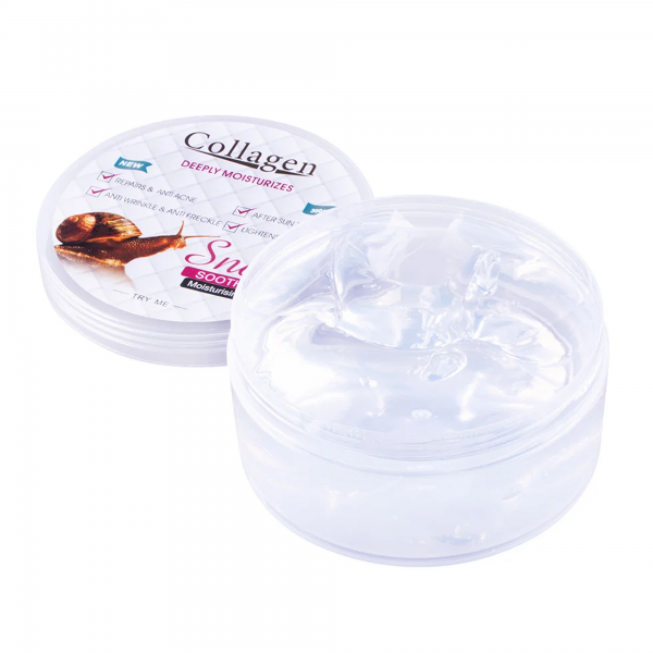 Гель для обличчя і тіла Collagen Snail Soothing Moisturising Gel з колагеном і муцином равлика, 300 мл