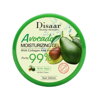 Гель для обличчя і тіла Disaar Avocado Skin Moisturizing Gel 99% з маслом авокадо, 300 мл