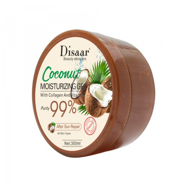 Гель для обличчя і тіла Disaar Coconut Skin Moisturizing Gel з екстрактом кокоса, 300 мл