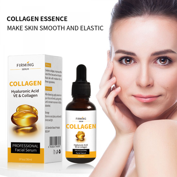 Професійна сироватка для обличчя Professional Facial Serum Hyaluronic Acid and Collagen, з гіалуроновою кислотою та колагеном, 30 мл