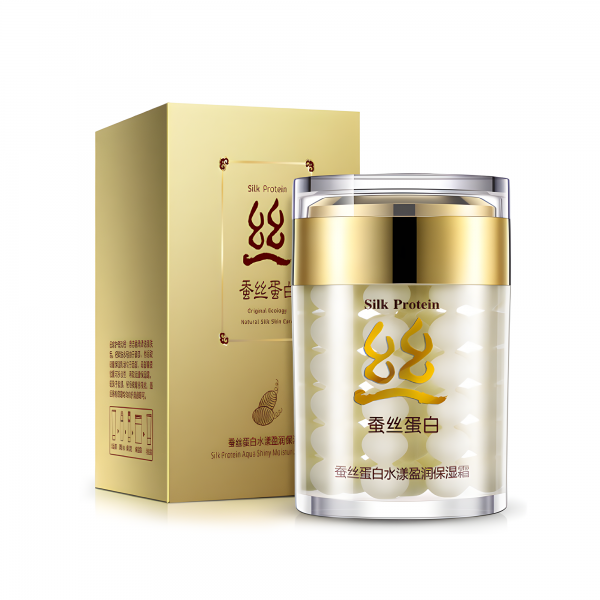 Крем для лица Bioaqua Silk Protein Cream, антивозрастной, 60 г
