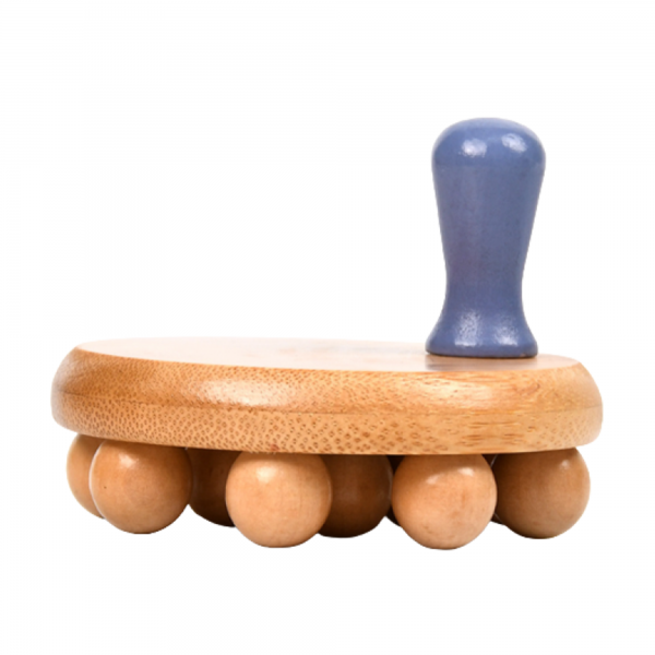 Шкребок ГуаШа, дерев'яний масажер для ГуаШа, дерев'яна щітка для масажу, 12 кульок