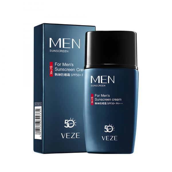 Сонцезахисний крем для обличчя, для чоловіків Veze For Men`s Sunscreen Cream SPF 50+ PA+++, 45 г