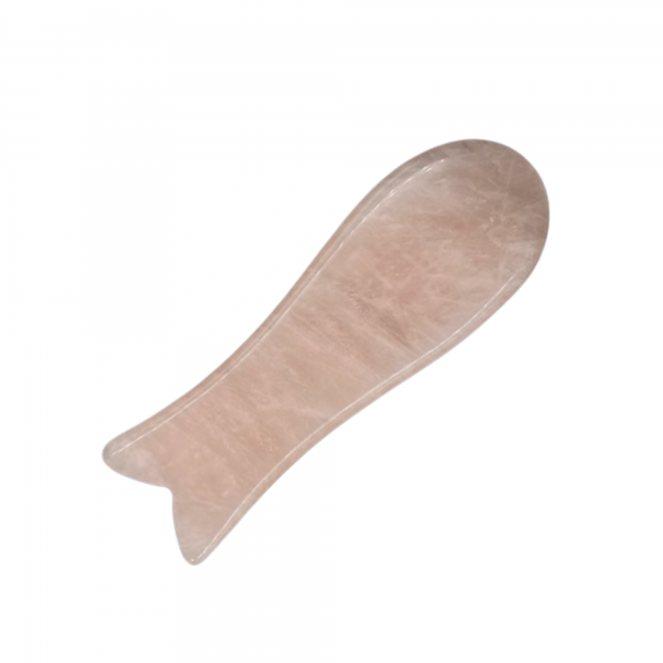 Шкребок Гуаша з кварцу, кварцовий масажер Гуаша (9,5 х 3,5 см)