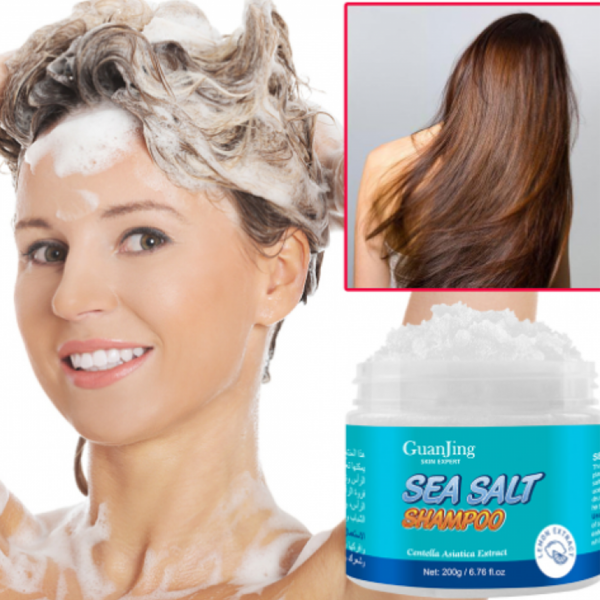 Шампунь - скраб для волосся GuanJing Sea Salt Shampoo, з морською сіллю, 200 г