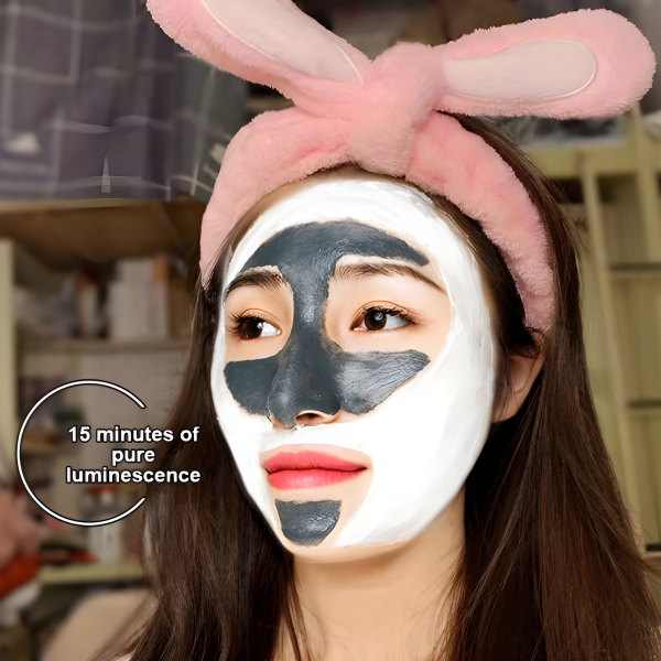 Маска для обличчя грязьова, подвійна, Sersanlove Cleansing and Brightening Two-tone Mud Mask, 50х50 г