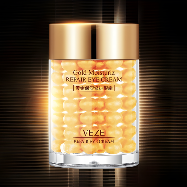 Крем для шкіри навколо очей Venzen Gold Moisturiz Repair Eye Cream, з біозолотом, 30 г