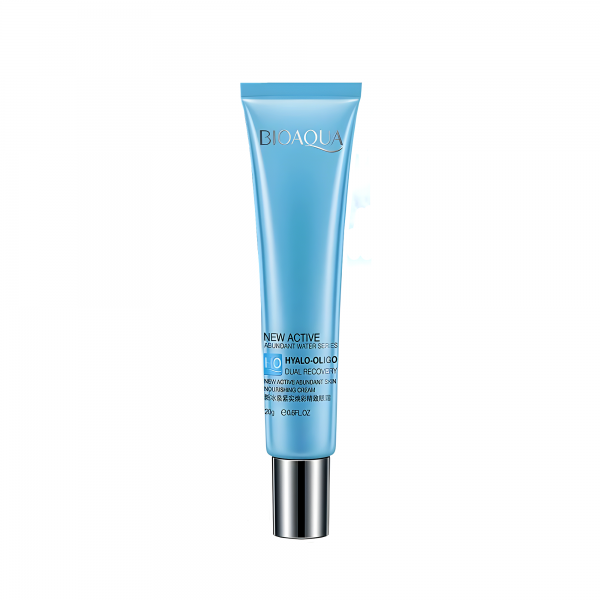 Крем для шкіри навколо очей Bioaqua Hyalo-Oligo New Active Cream з гіалуроновою кислотою і Гінкго білоба, 20 г