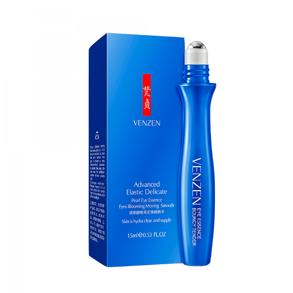 Сироватка-ролер для шкіри навколо очей Veze Eye Essence Hyaluronic Acid, з екстрактом перлів та кофеїном, 15 мл