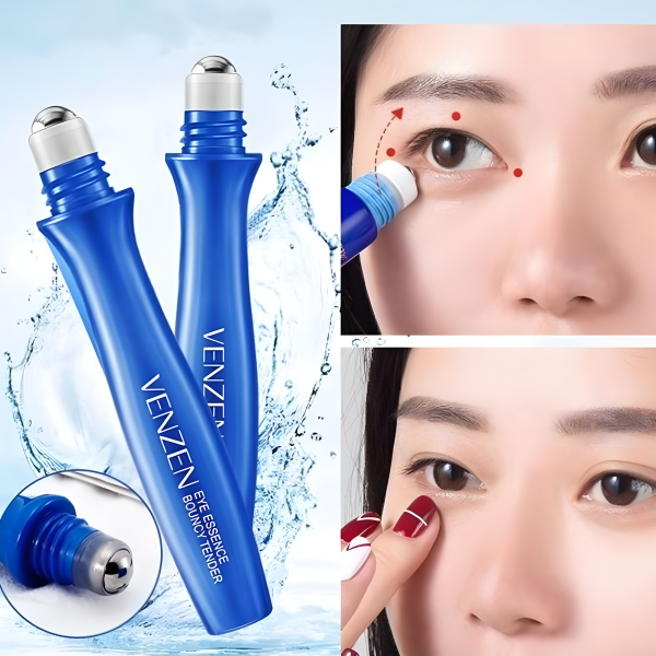 Сироватка-ролер для шкіри навколо очей Veze Eye Essence Hyaluronic Acid, з екстрактом перлів та кофеїном, 15 мл