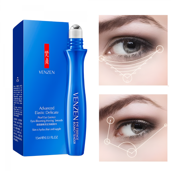 Сироватка-ролер для шкіри навколо очей Veze Eye Essence Hyaluronic Acid, з екстрактом перлів та кофеїном, 15 мл