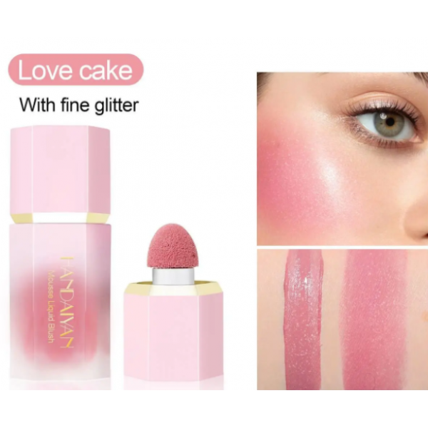 Румяна жидкие для лица Handaiyan Blush Mousse Liquid, разные цвета, 7 мл