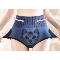 Трусики сліпи утягуючі, високі трусики моделюючі з принтом, три кольори, розмір ХL