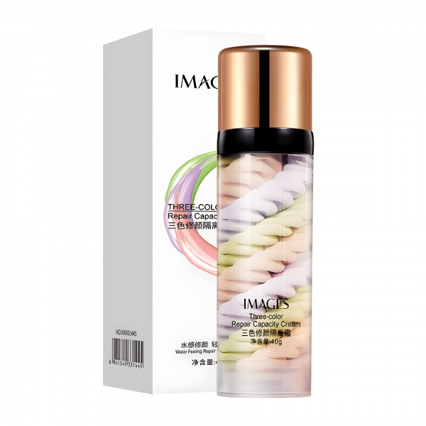 База під макіяж 3в1 триколірна IMAGES, 40 г