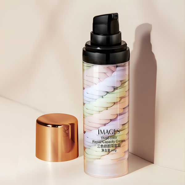 База під макіяж 3в1 триколірна IMAGES, 40 г