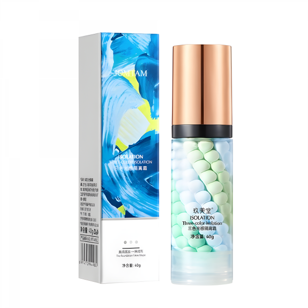 База під макіяж 3 в 1 триколірна, JOMTAM Three Color Isolation, 40г