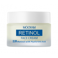Крем для обличчя Mooyam Retinol Face Cream, з ретинолом та гіалуроновою кислотою, 50 г