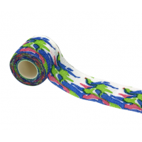 Бинт самоклеящийся эластичный Coban 5 см, разноцветный камуфляж, фиксирующий самоскрепляющийся, бинт кобан, аутоадгезийний бинт, 5 см х 4,5 м