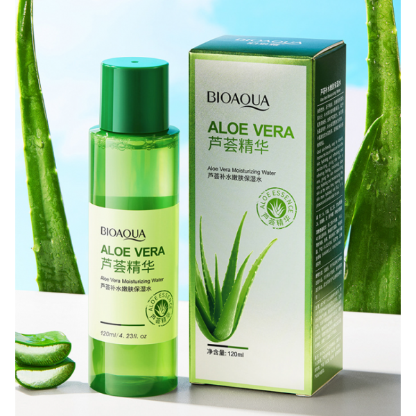 Тонер для обличчя зволожуючий BIOAQUA з екстрактом Aloe Vera, 120 мл