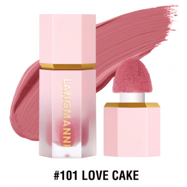 Рідкі рум'яна для обличчя Langmanni Color Bloom Liquid Blush, різні кольори, 5,2 мл