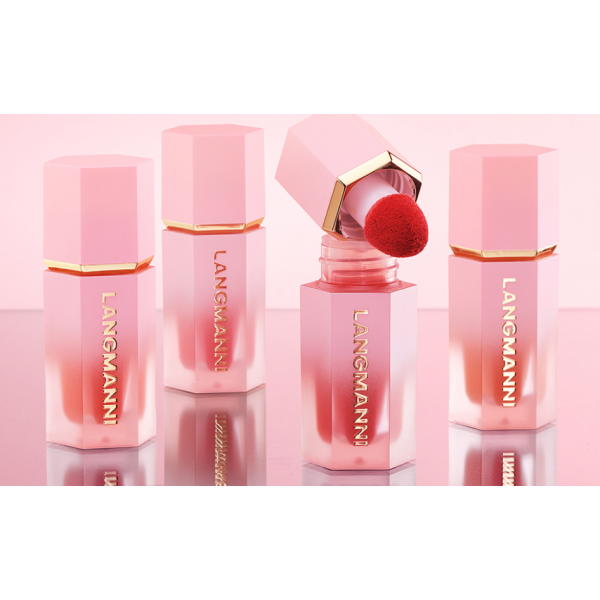 Рідкі рум'яна для обличчя Langmanni Color Bloom Liquid Blush, різні кольори, 5,2 мл