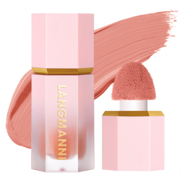 Рідкі рум'яна для обличчя Langmanni Color Bloom Liquid Blush, різні кольори, 5,2 мл