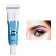 Набір професійний для фарбування брів та вій Lakerain Eyelash & Brow Tint Dye, колір темно-коричневий