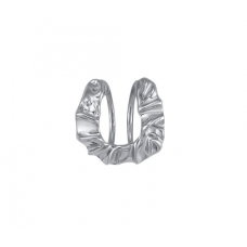 Кольцо в форме буквы С "Silver C", серебро