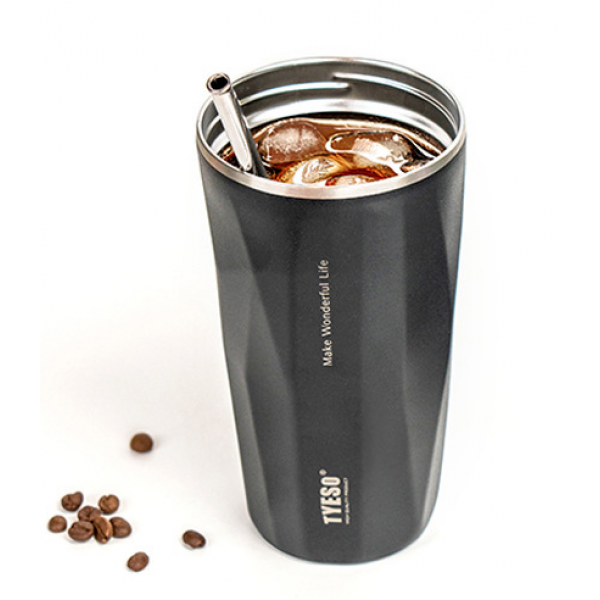 Термочашка для кави та води TYESO, чашка термос з нержавіючої сталі, різні кольори, 600 мл